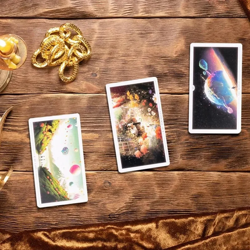 78-teiliges Heartscape-Tarot, vollständige englische Orakelkarten, Schicksals-Wahrsagung, Tarotdeck, Familienparty-Unterhaltung, Wahrsagerei, Brettspiel