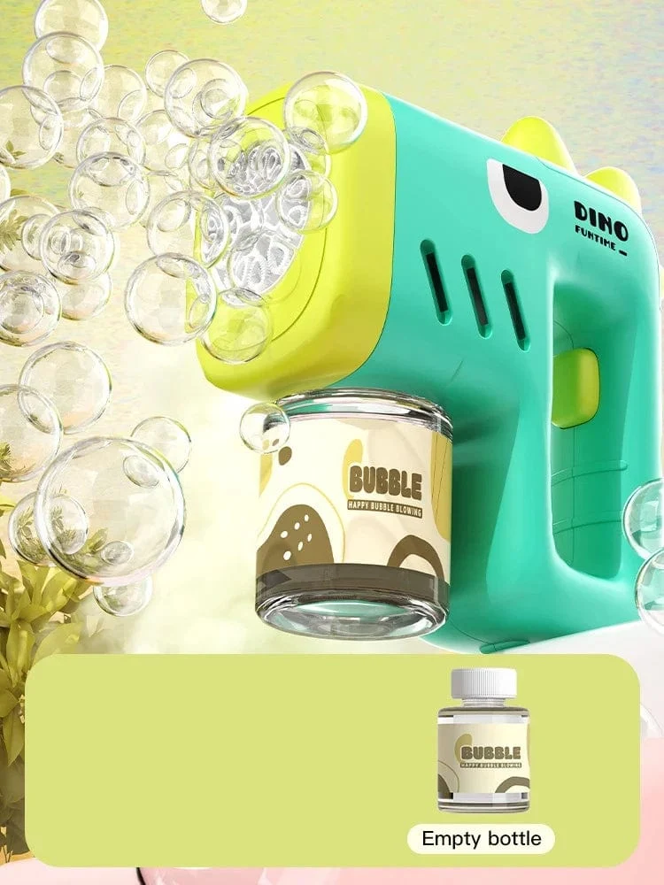 Neue poröse Astronauten-Elektro-Seifenblasenpistole, Kinderspielzeug, Seifenblasenmaschine, automatische Seifenblase mit Licht, Sommer-Party-Spiele im Freien