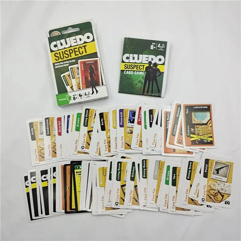 Neuestes Cluedo-Kartenspiel, klassisches Mystery-Spiel. Kostenlose Unterhaltung und interaktive Multiplayer-Karten