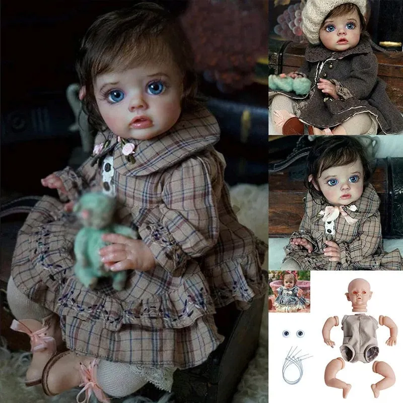 12 Inch Reborn Puppe Kits FLO Weiche Vinyl Reborn Baby Puppen Zubehör Diy Spielzeug Puppe Teile