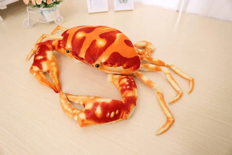 Simulation Krabbe Plüsch Spielzeug Weichen Cartoon Kreative Krabbe Stofftier Puppe Hause Dekoration Spielzeug Sofa Kissen Jungen Geburtstag Geschenk