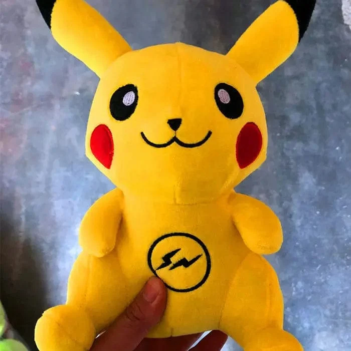 Pokemon X Fragment 30CM Anime Charakter Dark Pikachu Puppe Kawaii Pop Puppe Schwarzes Pikachu Kissen Geburtstagsgeschenk Weiblich