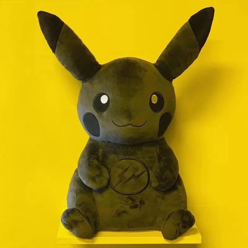 Pokemon X Fragment 30CM Anime Charakter Dark Pikachu Puppe Kawaii Pop Puppe Schwarzes Pikachu Kissen Geburtstagsgeschenk Weiblich