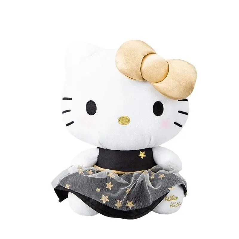 22-35 cm Hallo Kitty Anime Cartoon Niedliche Stofftiere Sanrio Plushier Weiches Kissen Geburtstagsgeschenke für Mädchen Kawaii Anhänger Puppen