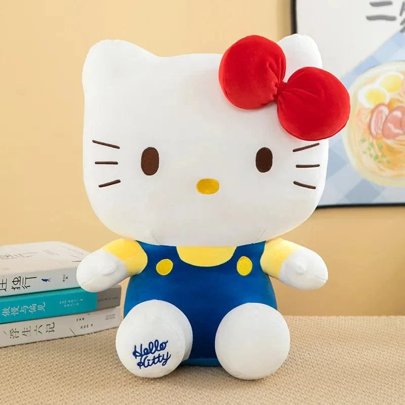 22-35 cm Hallo Kitty Anime Cartoon Niedliche Stofftiere Sanrio Plushier Weiches Kissen Geburtstagsgeschenke für Mädchen Kawaii Anhänger Puppen