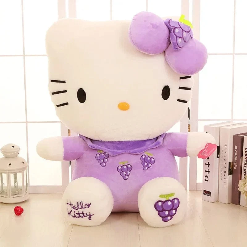 22-35 cm Hallo Kitty Anime Cartoon Niedliche Stofftiere Sanrio Plushier Weiches Kissen Geburtstagsgeschenke für Mädchen Kawaii Anhänger Puppen