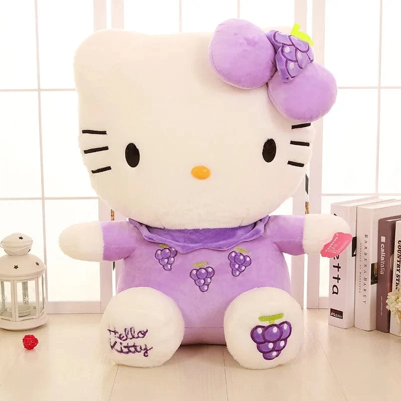 22-35 cm Hallo Kitty Anime Cartoon Niedliche Stofftiere Sanrio Plushier Weiches Kissen Geburtstagsgeschenke für Mädchen Kawaii Anhänger Puppen