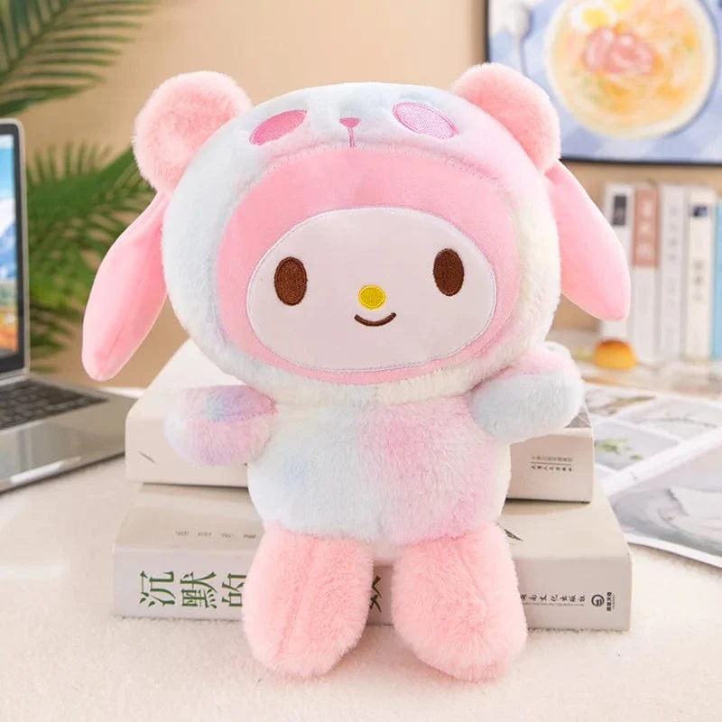 Sanrio Kuromi Fantasy Plüschtier Kranich Geschenk Spielzeug für Kinder Mädchen Geschenke Plüschtiere Plüschtier Kuscheltier Patung Puppen Kissen