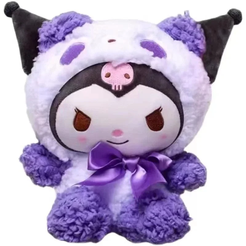 Sanrio Kuromi Fantasy Plüschtier Kranich Geschenk Spielzeug für Kinder Mädchen Geschenke Plüschtiere Plüschtier Kuscheltier Patung Puppen Kissen