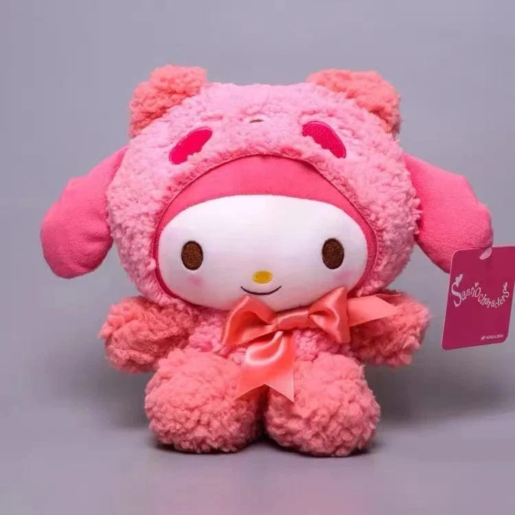 Sanrio Kuromi Fantasy Plüschtier Kranich Geschenk Spielzeug für Kinder Mädchen Geschenke Plüschtiere Plüschtier Kuscheltier Patung Puppen Kissen