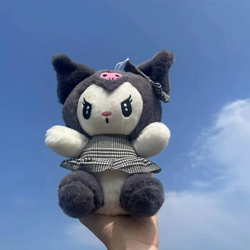 Sanrio Kuromi Fantasy Plüschtier Kranich Geschenk Spielzeug für Kinder Mädchen Geschenke Plüschtiere Plüschtier Kuscheltier Patung Puppen Kissen