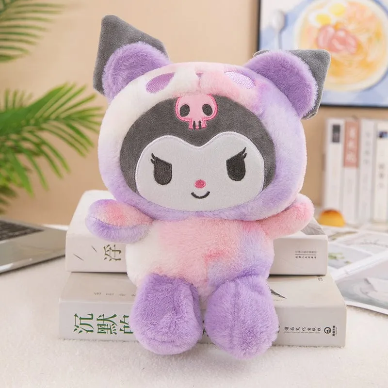 Sanrio Kuromi Fantasy Plüschtier Kranich Geschenk Spielzeug für Kinder Mädchen Geschenke Plüschtiere Plüschtier Kuscheltier Patung Puppen Kissen
