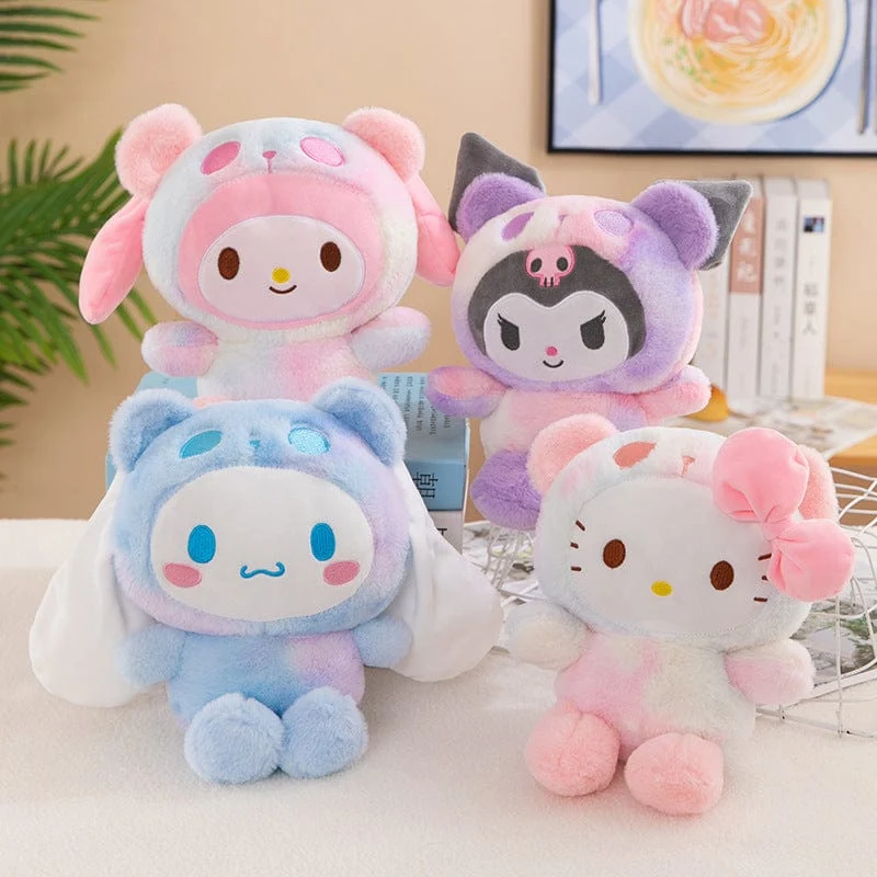 Sanrio Kuromi Fantasy Plüschtier Kranich Geschenk Spielzeug für Kinder Mädchen Geschenke Plüschtiere Plüschtier Kuscheltier Patung Puppen Kissen