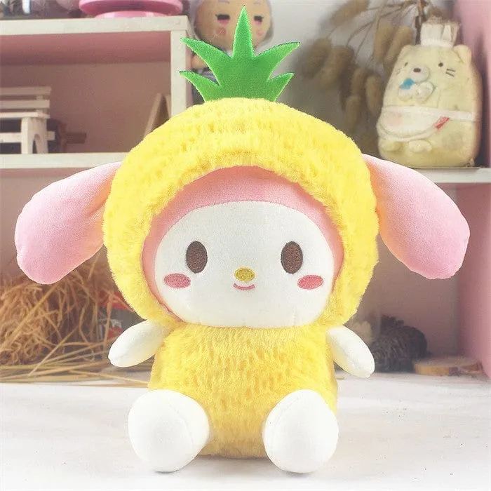 Sanrio Kuromi Fantasy Plüschtier Kranich Geschenk Spielzeug für Kinder Mädchen Geschenke Plüschtiere Plüschtier Kuscheltier Patung Puppen Kissen
