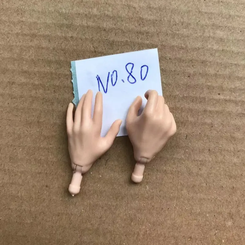Neue Original-Ersatzpuppenhände Monstering High Puppenspielzeugteile Schwarz Grau Gelb Blau Fishman Puppenhände DIY Spielzeugzubehör
