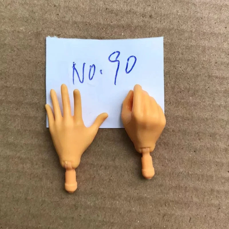 Neue Original-Ersatzpuppenhände Monstering High Puppenspielzeugteile Schwarz Grau Gelb Blau Fishman Puppenhände DIY Spielzeugzubehör