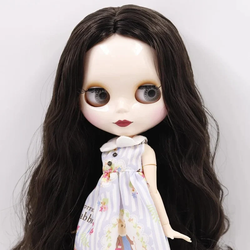 ICY DBS Blyth puppe No.950 Schwarzes haar JOINT body Weiße haut 1/6 BJD angepasst gesicht mit augenbraue ob24 anime mädchen