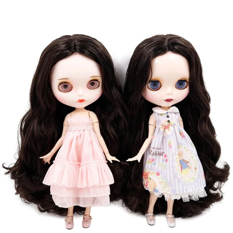 ICY DBS Blyth puppe No.950 Schwarzes haar JOINT body Weiße haut 1/6 BJD angepasst gesicht mit augenbraue ob24 anime mädchen
