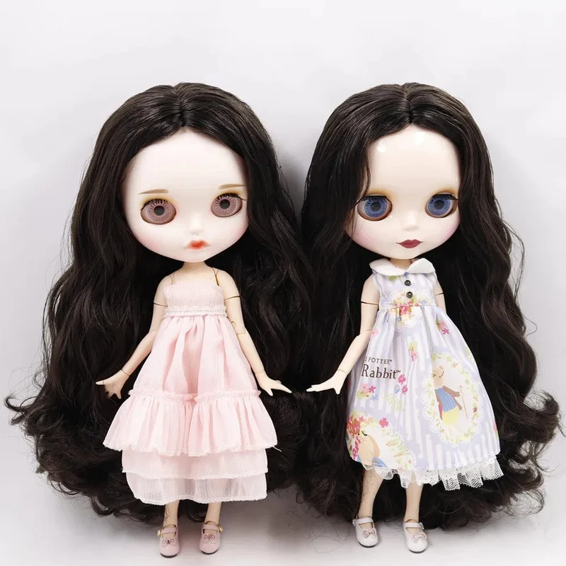 ICY DBS Blyth puppe No.950 Schwarzes haar JOINT body Weiße haut 1/6 BJD angepasst gesicht mit augenbraue ob24 anime mädchen