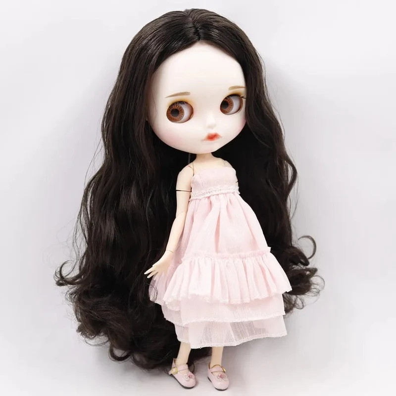 ICY DBS Blyth puppe No.950 Schwarzes haar JOINT body Weiße haut 1/6 BJD angepasst gesicht mit augenbraue ob24 anime mädchen