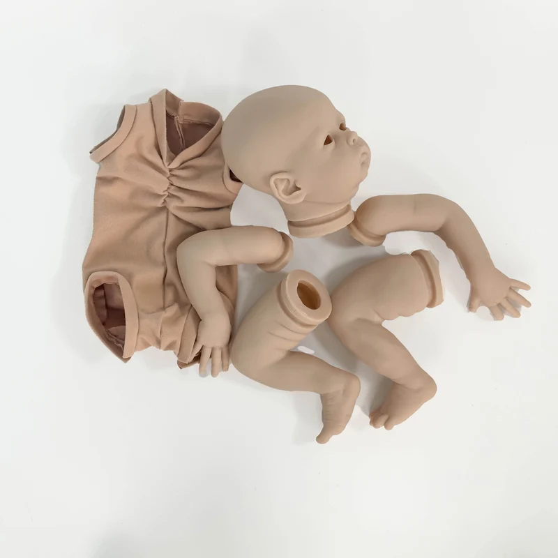 NPK Ausverkauf 20 Zoll Reborn Puppenbausatz Oskar, lebensecht, echt weich, frische Farbe, unfertige Puppenteile mit Körper