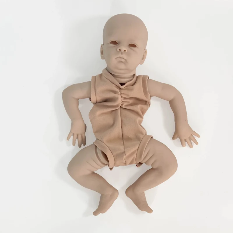 NPK Ausverkauf 20 Zoll Reborn Puppenbausatz Oskar, lebensecht, echt weich, frische Farbe, unfertige Puppenteile mit Körper