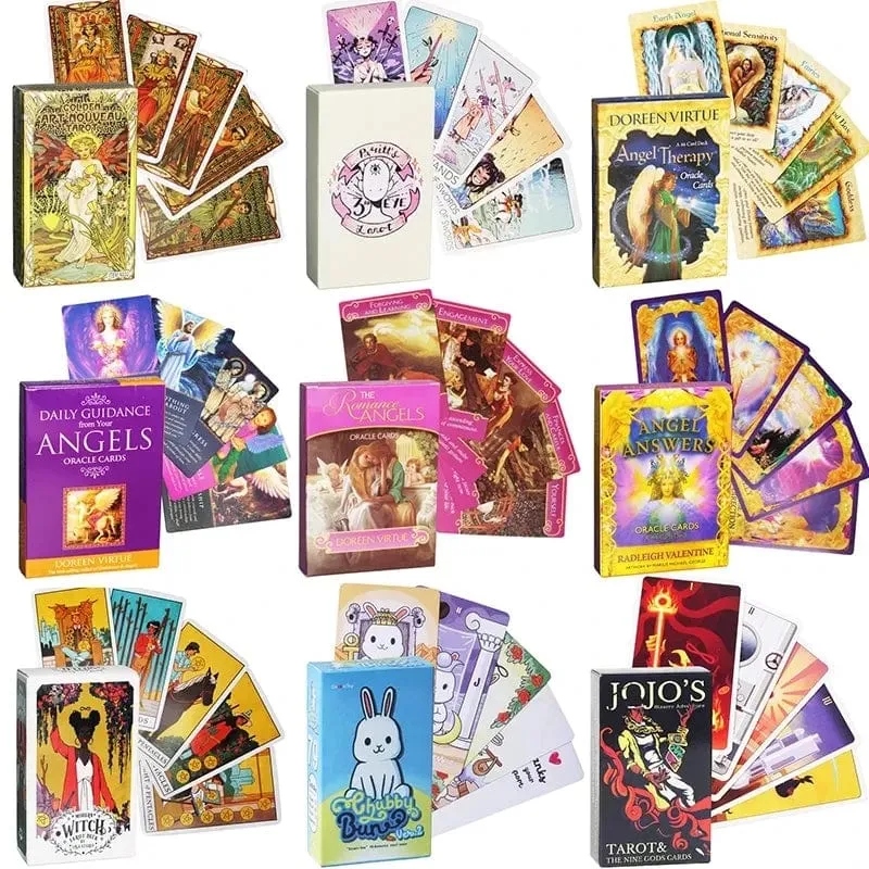 Neue Tarot-Oracles-Karten, Partyspiele, mysteriöse Wahrsagerei, Brettspiele für Frauen und Mädchen, Kartenspiel, Brettspiel, hohe Qualität