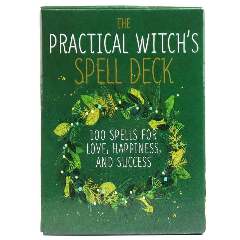 Das praktische Hexenzauberdeck, Tarotkarten, Lasermagie, englische Vision-Brettspiele für die Schicksals-Wahrsagung, Party, Spielen des Orakeldecks