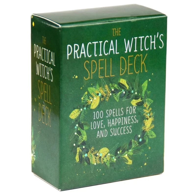 Das praktische Hexenzauberdeck, Tarotkarten, Lasermagie, englische Vision-Brettspiele für die Schicksals-Wahrsagung, Party, Spielen des Orakeldecks