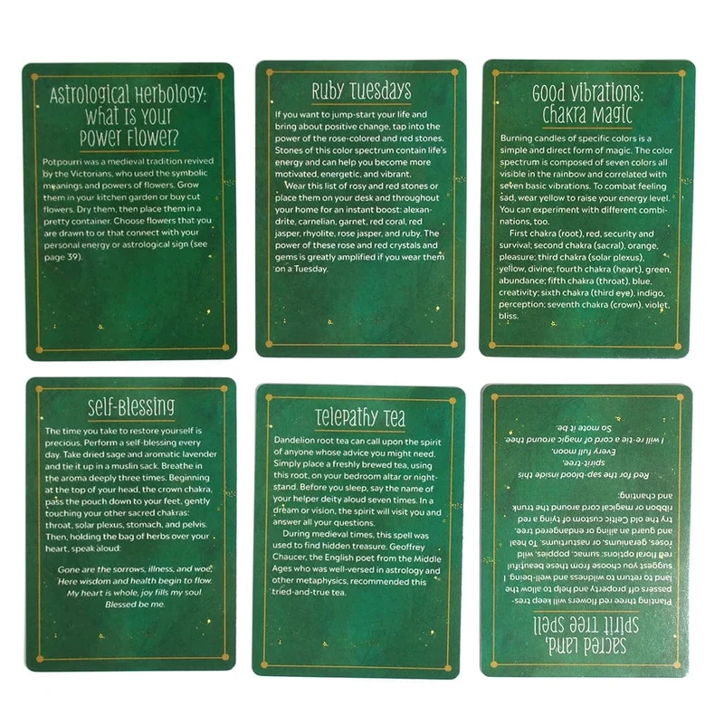 Das praktische Hexenzauberdeck, Tarotkarten, Lasermagie, englische Vision-Brettspiele für die Schicksals-Wahrsagung, Party, Spielen des Orakeldecks