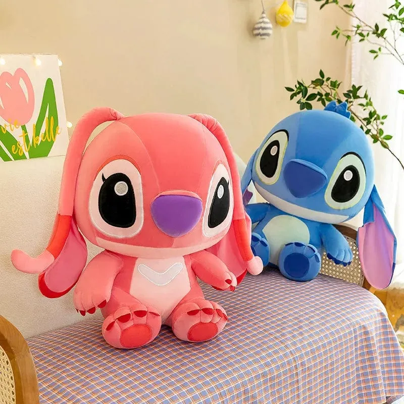 25-35cm Anime Figur Stitch Plüschtier Kinderspielzeug Kawaii Niedlich Rosa Blau Weiche Füllung Plüschpuppe Actionfigur Modell Anhänger