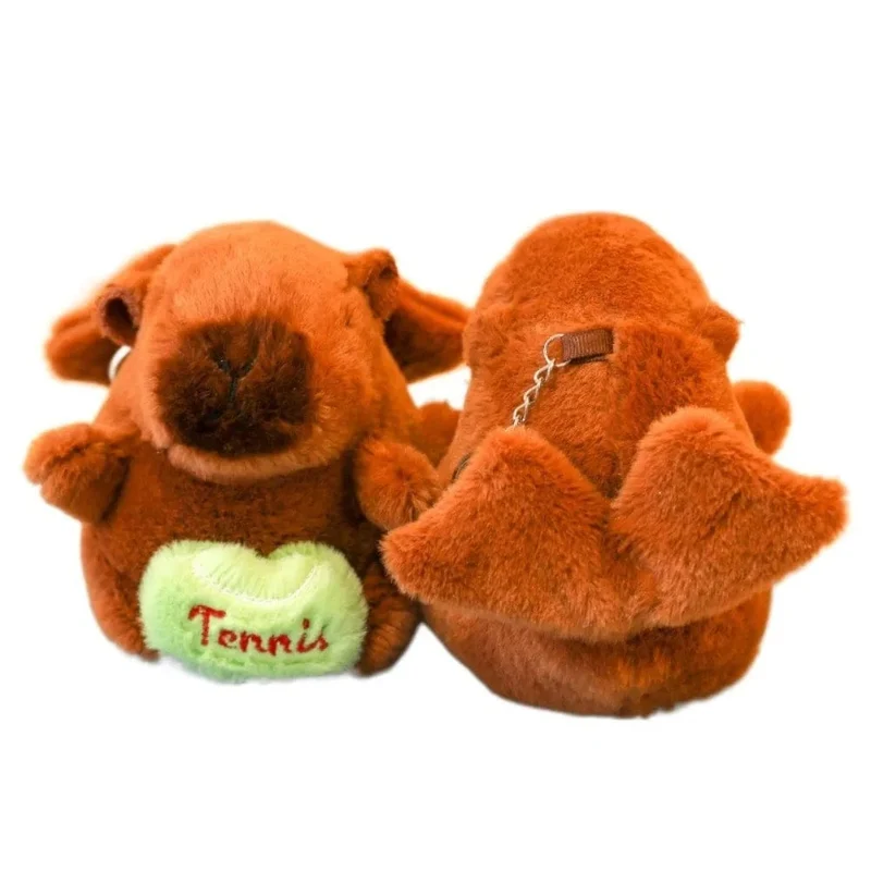 Süßes kleines Capybara-Plüschtier mit Flügeln, Kapuzenpullover, Simulation Capybara-Puppe, flauschiges Spielzeug, Geburtstagsgeschenke