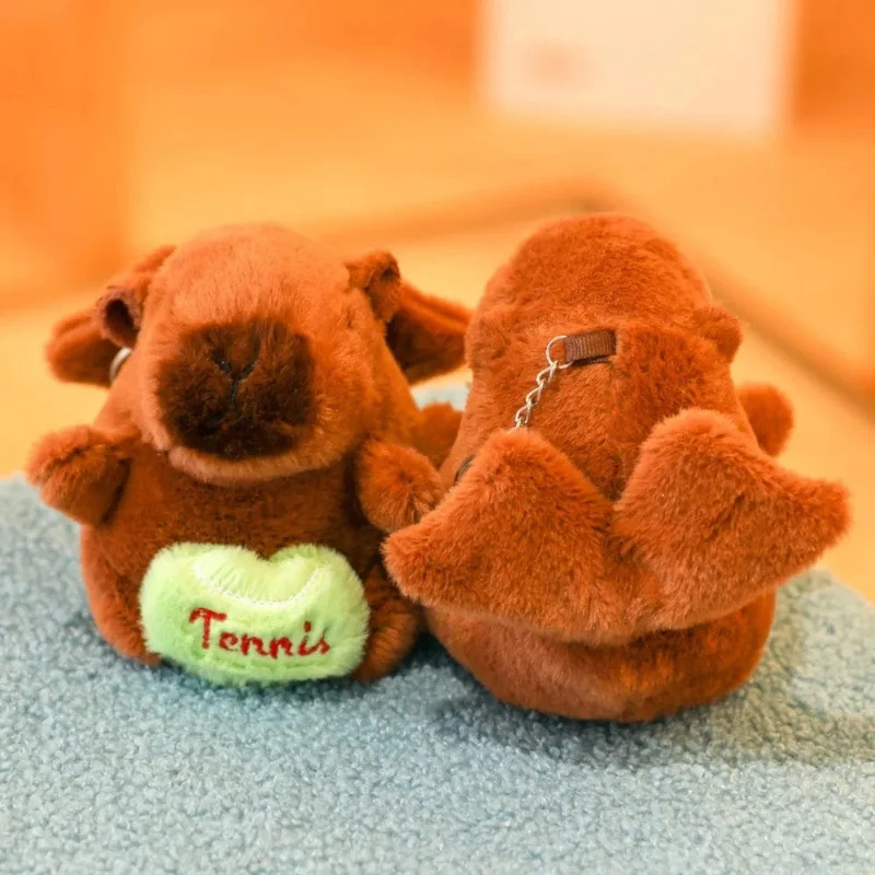 Süßes kleines Capybara-Plüschtier mit Flügeln, Kapuzenpullover, Simulation Capybara-Puppe, flauschiges Spielzeug, Geburtstagsgeschenke