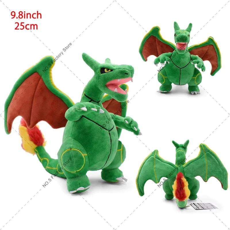 18 Stile Glänzende Charizard-Plüschtiere Pokemon Mega Evolution X & Y Charizard Weiche Kuscheltiere Spielzeugpuppe Geschenk für Kinder