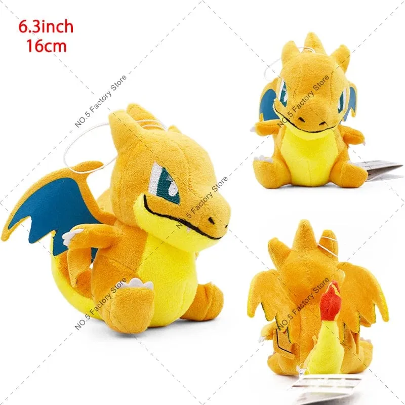 18 Stile Glänzende Charizard-Plüschtiere Pokemon Mega Evolution X & Y Charizard Weiche Kuscheltiere Spielzeugpuppe Geschenk für Kinder