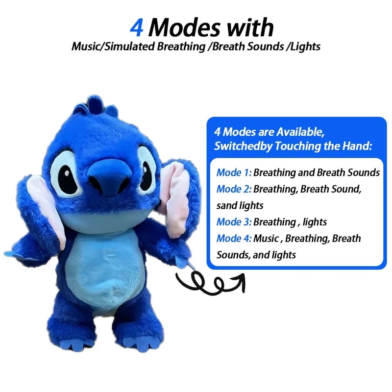 Dropshipping Schlummerotter Schlaf Plüsch Koala Sensorischen Spielzeug Geschenk Atmen Schlummer Otter Musik Beschwichtigen Geschenk Plüsch Dinosaurier Spielzeug