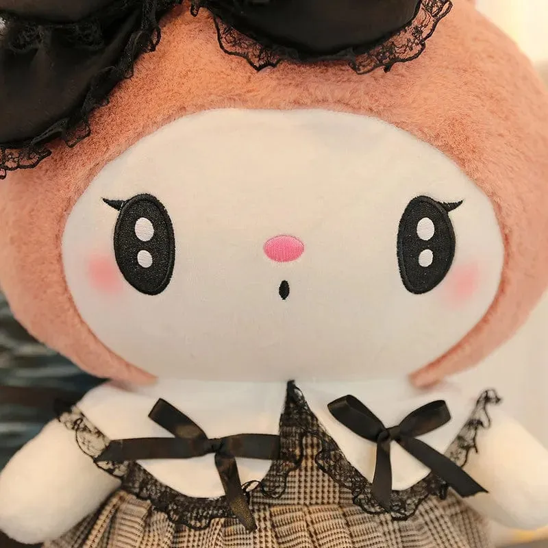 Großes Kuromi Melody Cinnamoroll Plüschtier Kissen Anime Stoffpuppe Anime Sofakissen Mädchenzimmer Dekoration Weihnachtsgeschenk