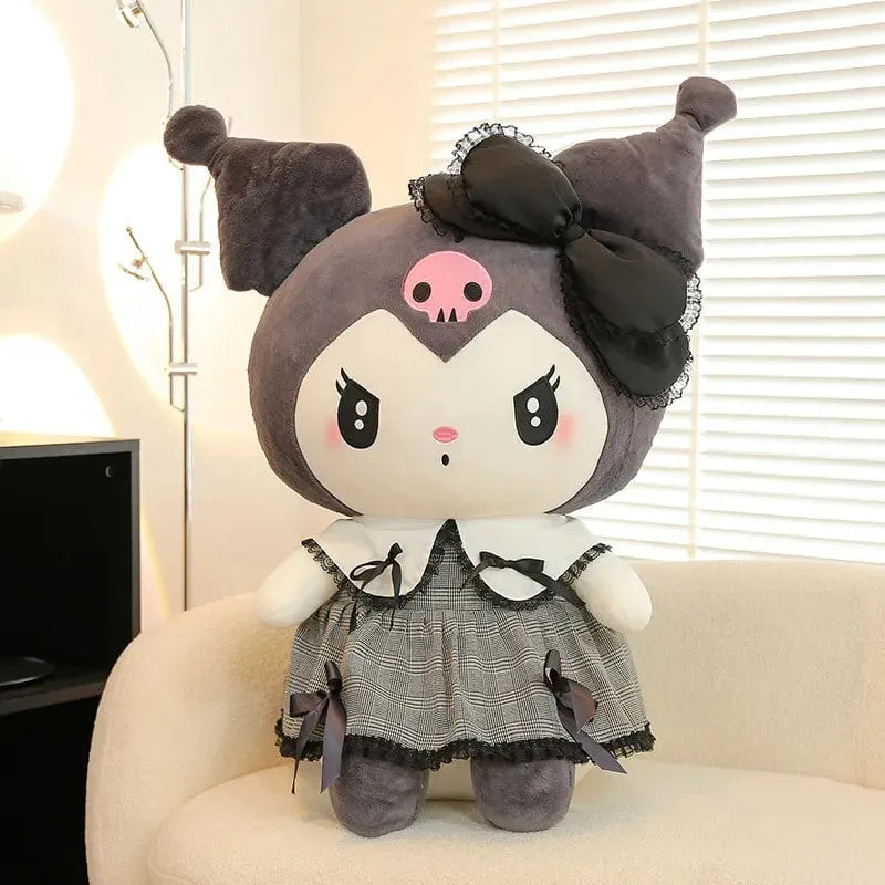 Großes Kuromi Melody Cinnamoroll Plüschtier Kissen Anime Stoffpuppe Anime Sofakissen Mädchenzimmer Dekoration Weihnachtsgeschenk