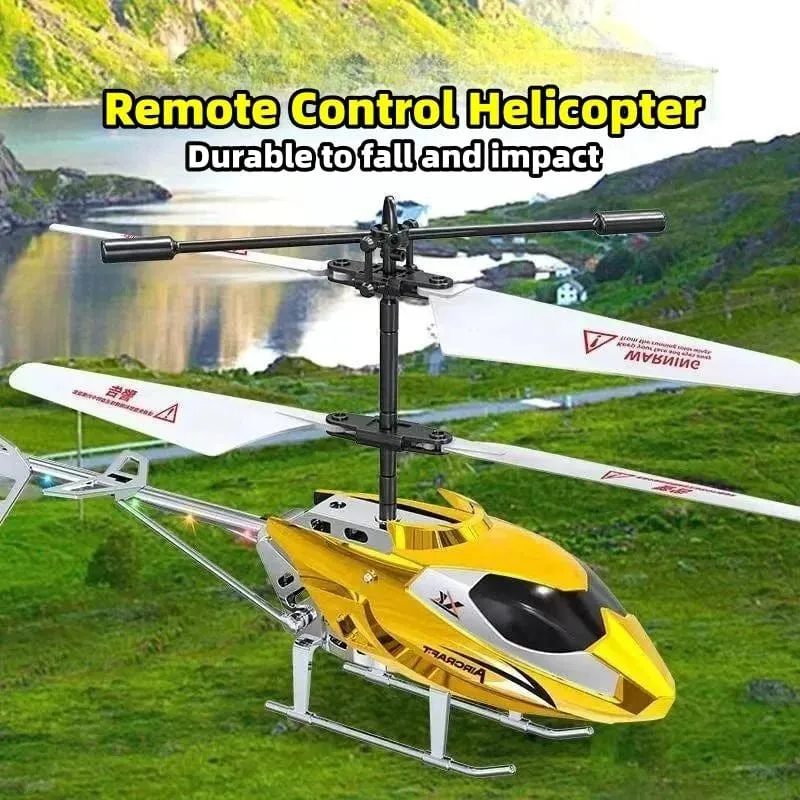 3.5-Kanal RC-Helikopter mit Licht, sturzsicher, XK913, ferngesteuertes Hubschrauberflugzeug, fliegendes Kinderspielzeug für Jungen, Geschenke