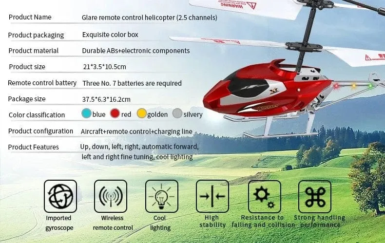 3.5-Kanal RC-Helikopter mit Licht, sturzsicher, XK913, ferngesteuertes Hubschrauberflugzeug, fliegendes Kinderspielzeug für Jungen, Geschenke