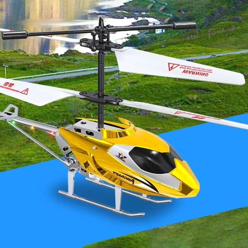 3.5-Kanal RC-Helikopter mit Licht, sturzsicher, XK913, ferngesteuertes Hubschrauberflugzeug, fliegendes Kinderspielzeug für Jungen, Geschenke
