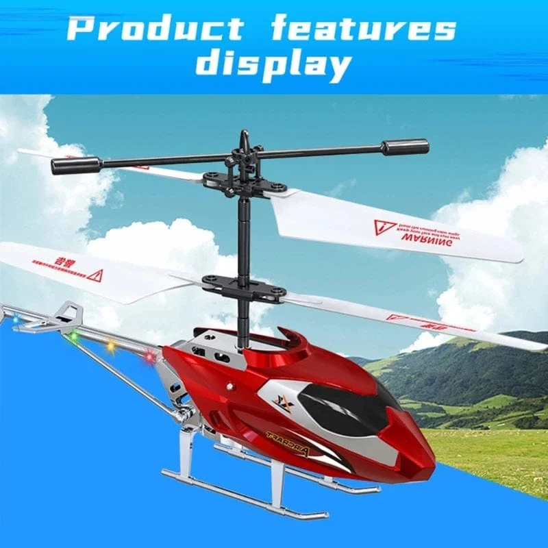 3.5-Kanal RC-Helikopter mit Licht, sturzsicher, XK913, ferngesteuertes Hubschrauberflugzeug, fliegendes Kinderspielzeug für Jungen, Geschenke