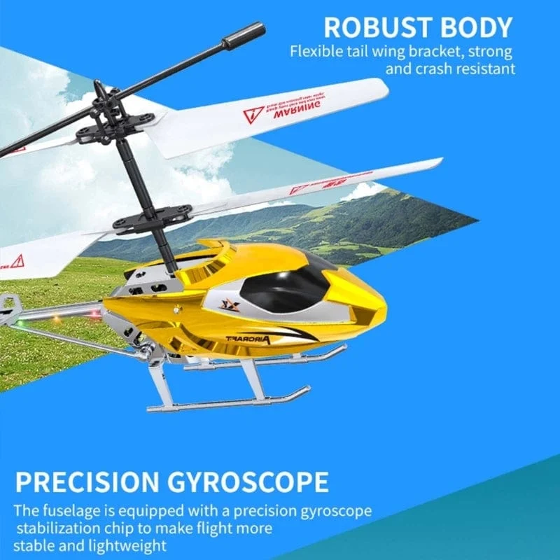 3.5-Kanal RC-Helikopter mit Licht, sturzsicher, XK913, ferngesteuertes Hubschrauberflugzeug, fliegendes Kinderspielzeug für Jungen, Geschenke