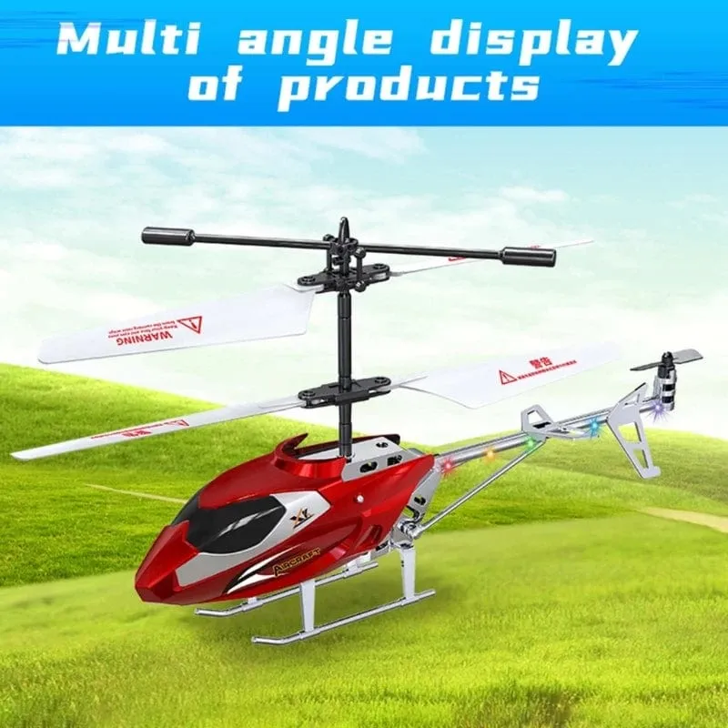 3.5-Kanal RC-Helikopter mit Licht, sturzsicher, XK913, ferngesteuertes Hubschrauberflugzeug, fliegendes Kinderspielzeug für Jungen, Geschenke