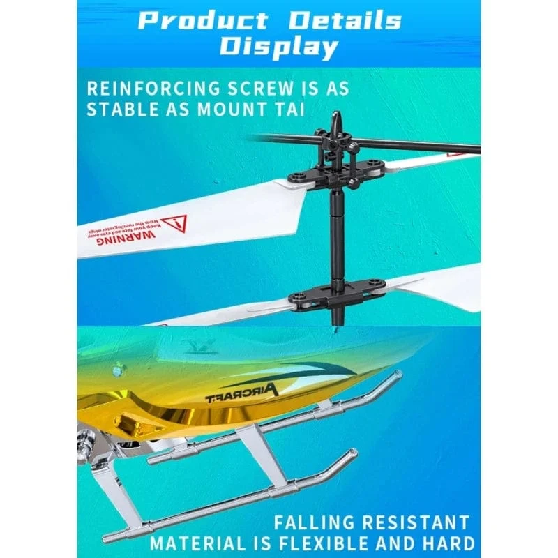 3.5-Kanal RC-Helikopter mit Licht, sturzsicher, XK913, ferngesteuertes Hubschrauberflugzeug, fliegendes Kinderspielzeug für Jungen, Geschenke