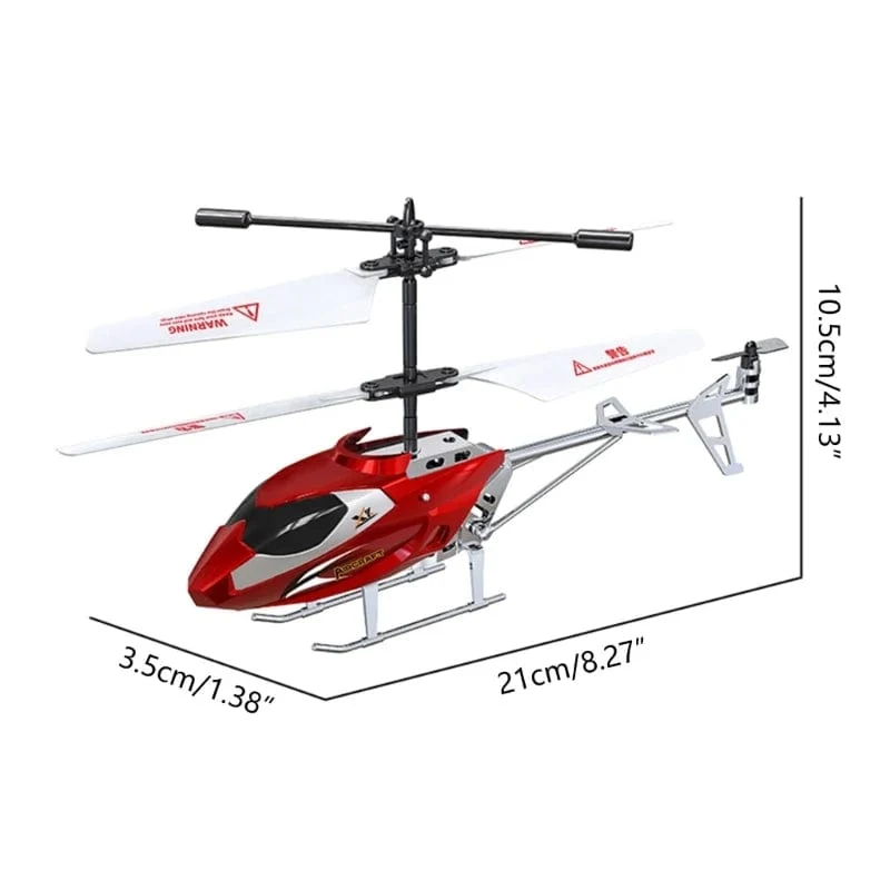 3.5-Kanal RC-Helikopter mit Licht, sturzsicher, XK913, ferngesteuertes Hubschrauberflugzeug, fliegendes Kinderspielzeug für Jungen, Geschenke