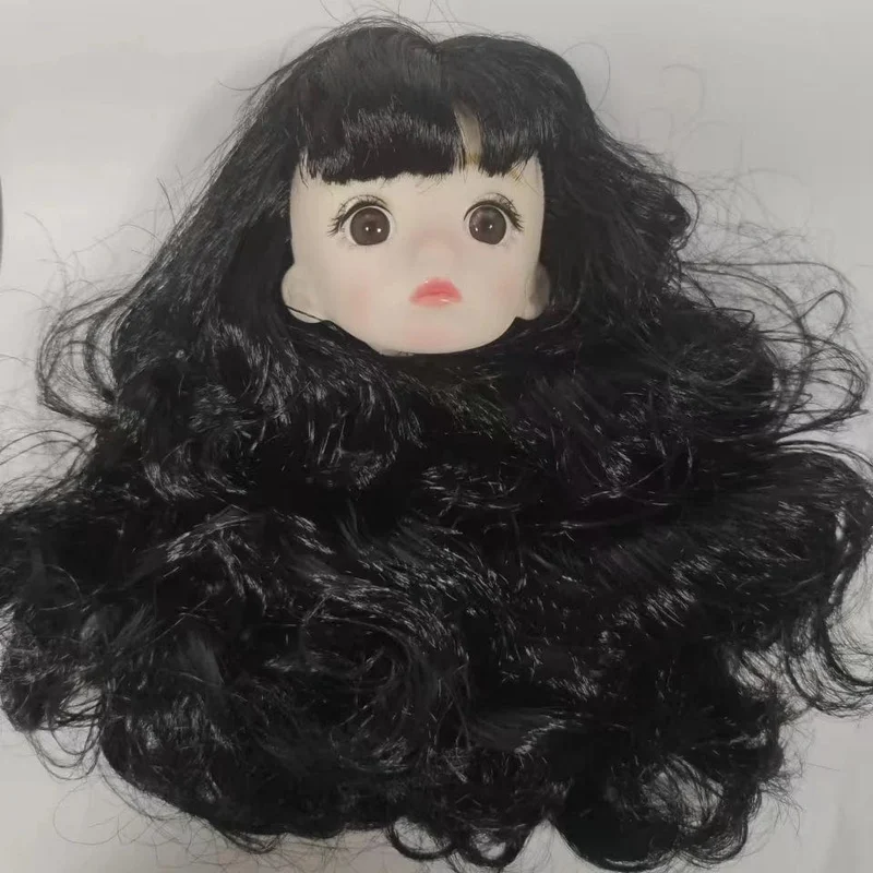 Adollya Köpfe für 30cm 1/6 BJD Puppen Zubehör Kopf mit Augen Make-up Handgemachtes Schönheitsspielzeug für Mädchen Weihnachtsgeschenke für Kinder
