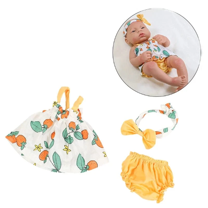 Puppenkleidung, Kleid, Overall, Weste für 40 cm neue Baby Reborn American Doll Baby Girl DIY Kleidung Spielzeug für 16 Zoll Puppen