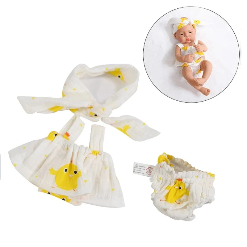 Puppenkleidung, Kleid, Overall, Weste für 40 cm neue Baby Reborn American Doll Baby Girl DIY Kleidung Spielzeug für 16 Zoll Puppen