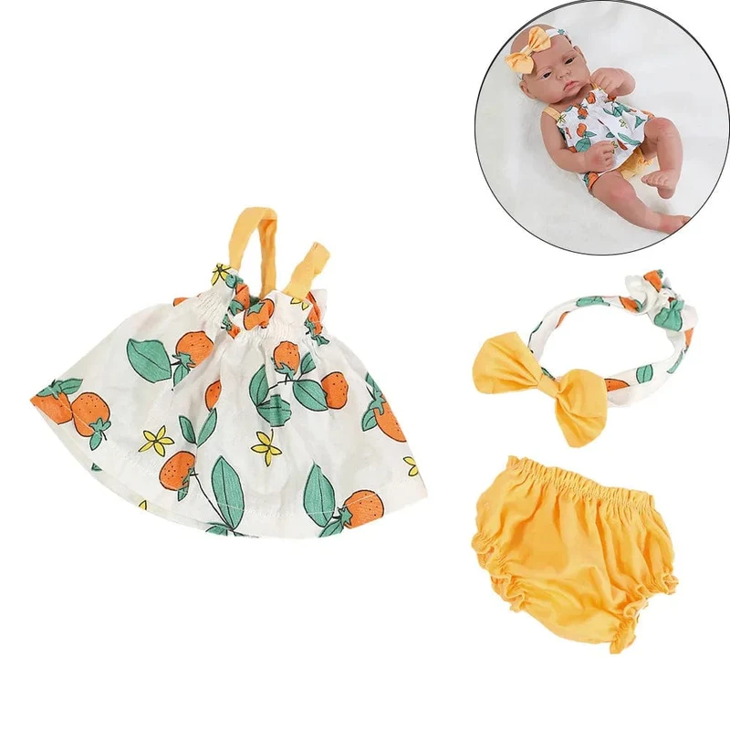 Puppenkleidung, Kleid, Overall, Weste für 40 cm neue Baby Reborn American Doll Baby Girl DIY Kleidung Spielzeug für 16 Zoll Puppen